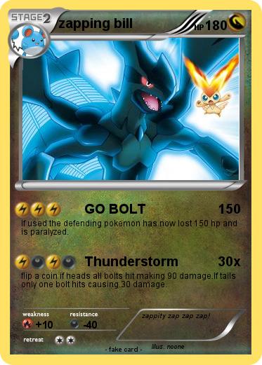 Pokemon zapping bill