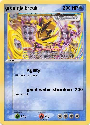 Pokemon greninja break
