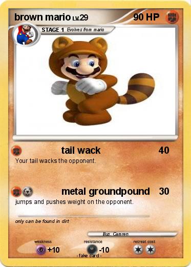 Pokemon brown mario