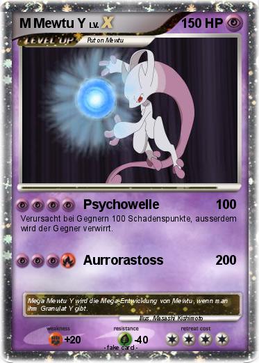 Pokemon M Mewtu Y