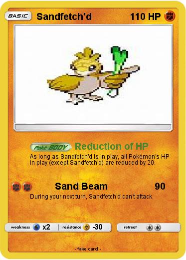 Pokemon Sandfetch'd