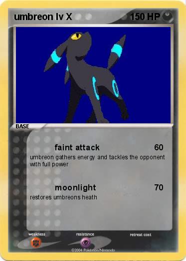 Pokemon umbreon lv X
