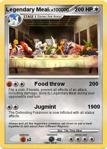 Pokemon Legendary Meal