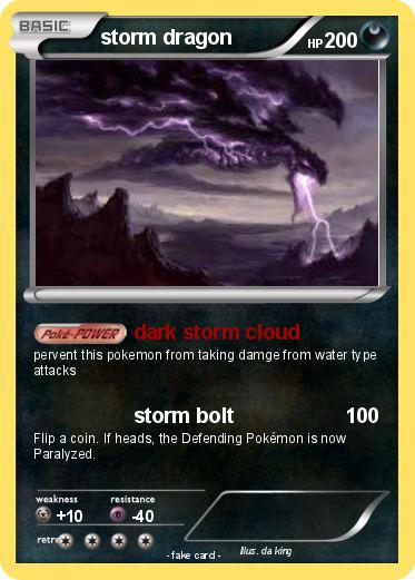 Pokemon storm dragon