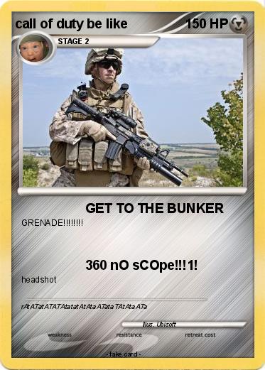 Pokemon call of duty be like