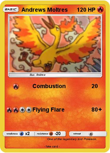 Pokemon Andrews Moltres