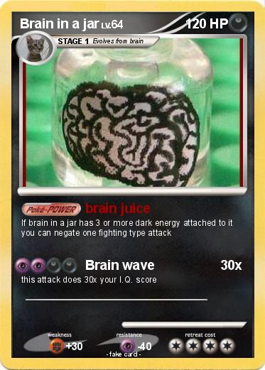 Pokemon Brain in a jar