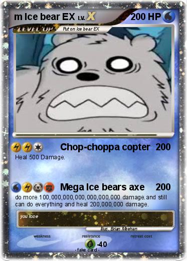 Pokemon m Ice bear EX