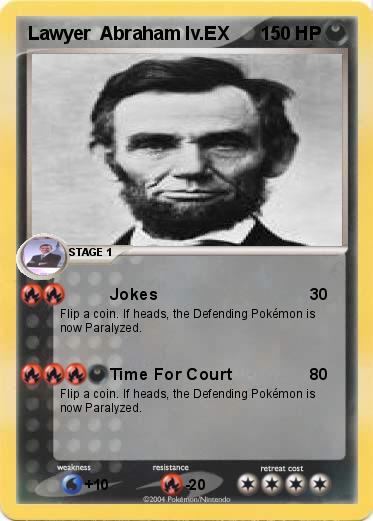 Pokemon Lawyer  Abraham lv.EX