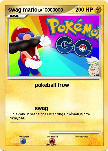 Pokemon swag mario