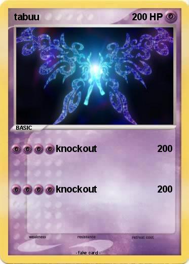 Pokemon tabuu