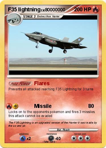 Pokemon F35 lightning