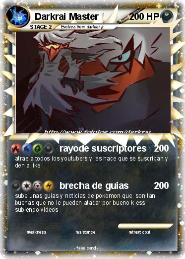 Pokemon Darkrai Master