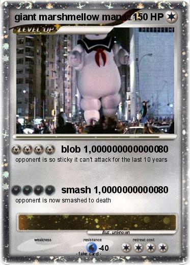 Pokemon giant marshmellow man