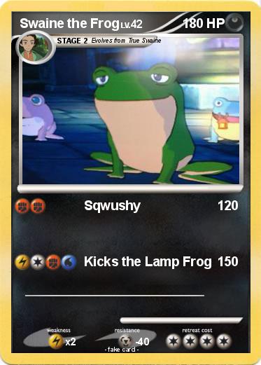 Pokemon Swaine the Frog