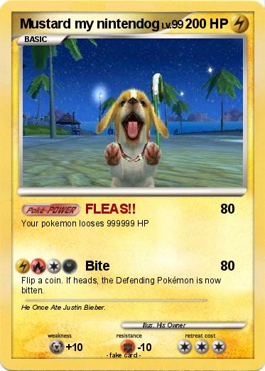 Pokemon Mustard my nintendog