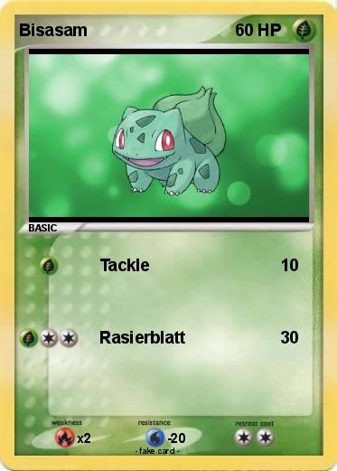 Pokemon Bisasam