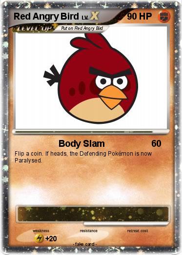 Pokemon Red Angry Bird