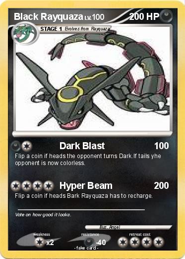 Pokemon Black Rayquaza