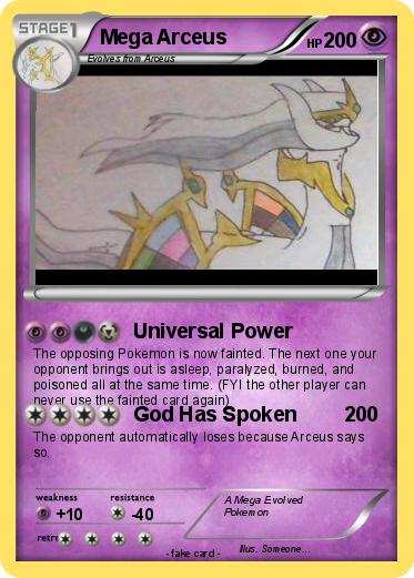 Pokemon Mega Arceus