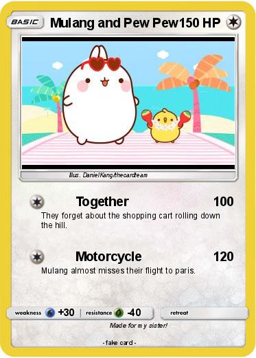 Pokemon Mulang and Pew Pew