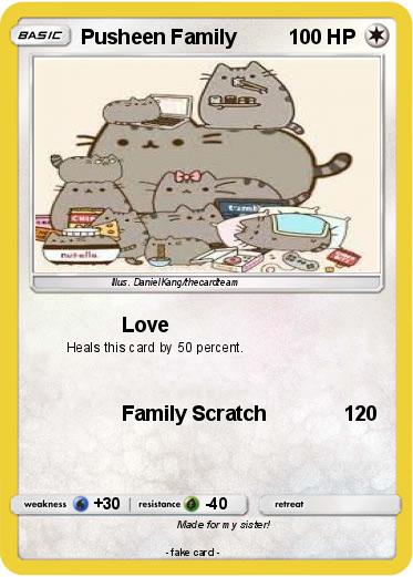 Pokemon Pusheen Family