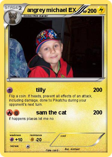 Pokemon angrey michael EX