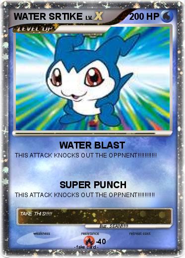 Pokemon WATER SRTIKE
