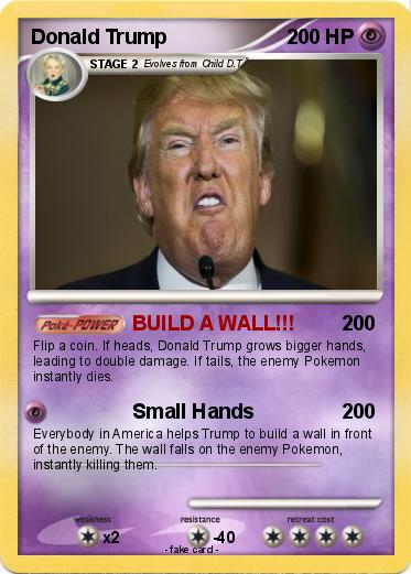 Pokemon Donald Trump