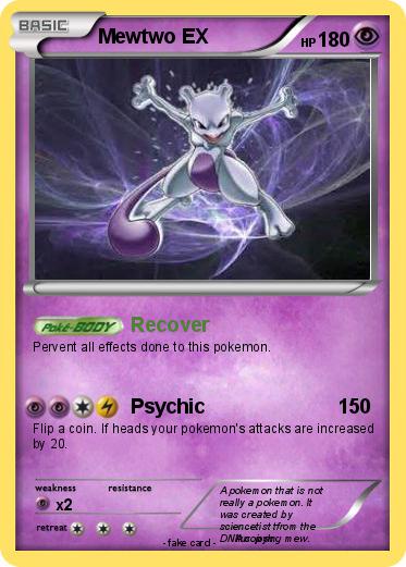 Pokemon Mewtwo EX