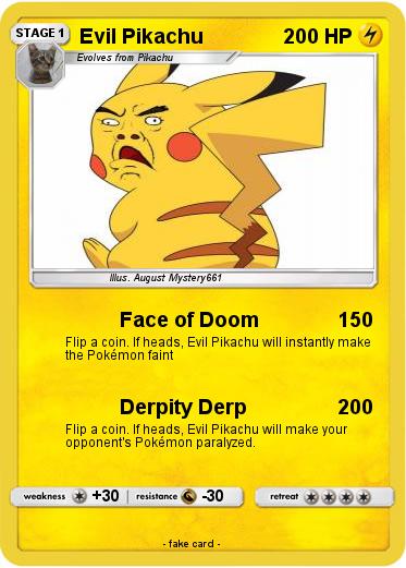 Pokemon Evil Pikachu