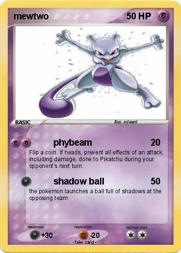 Pokemon mewtwo