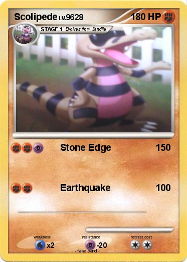 Pokemon Scolipede