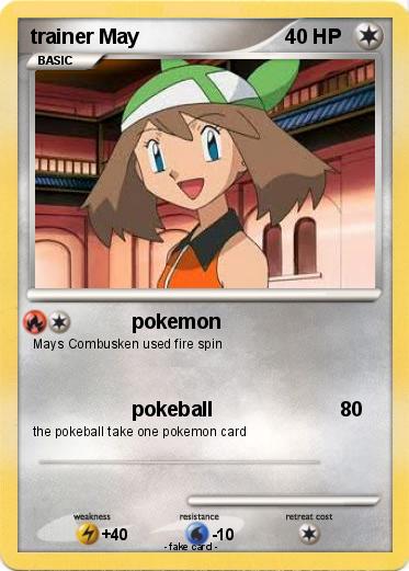 Pokemon trainer May