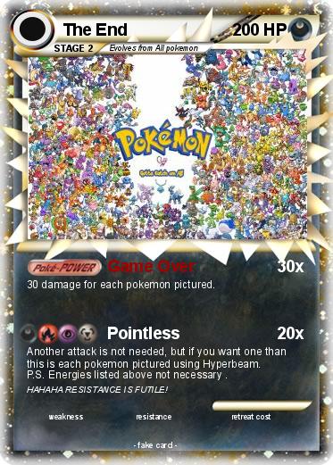 Pokemon The End