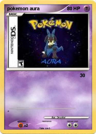 Pokemon pokemon aura