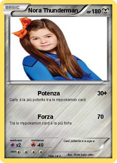 Pokemon Nora Thunderman