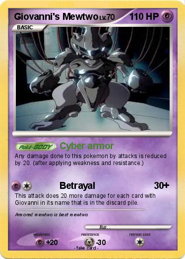 Pokemon Giovanni's Mewtwo