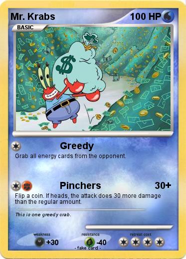 Pokemon Mr. Krabs