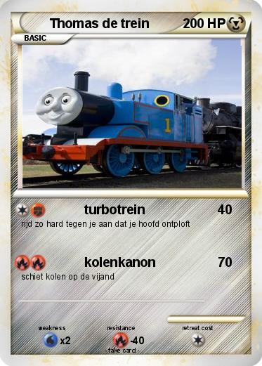 Pokemon Thomas de trein