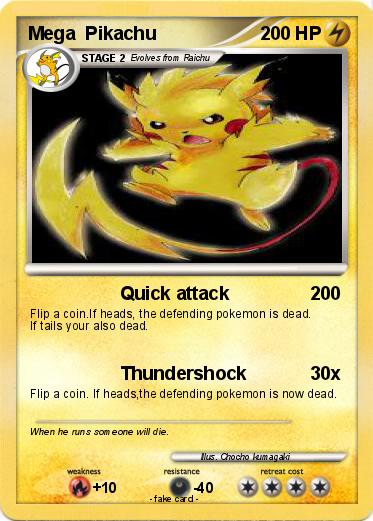 Pokemon Mega  Pikachu