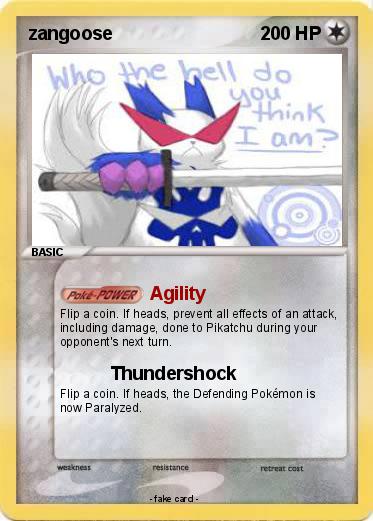 Pokemon zangoose