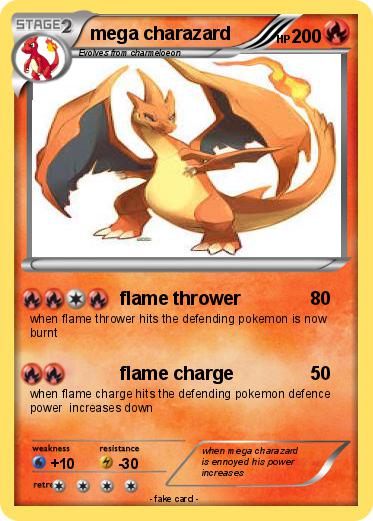 Pokemon mega charazard