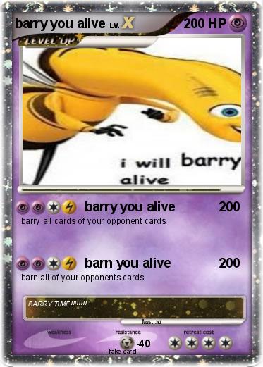 Pokemon barry you alive