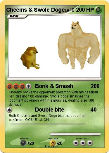 Pokemon Cheems & Swole Doge
