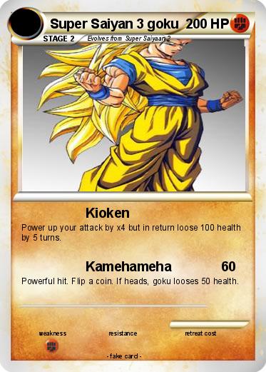 Pokemon Super Saiyan 3 goku