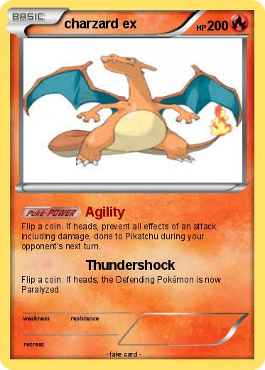 Pokemon charzard ex