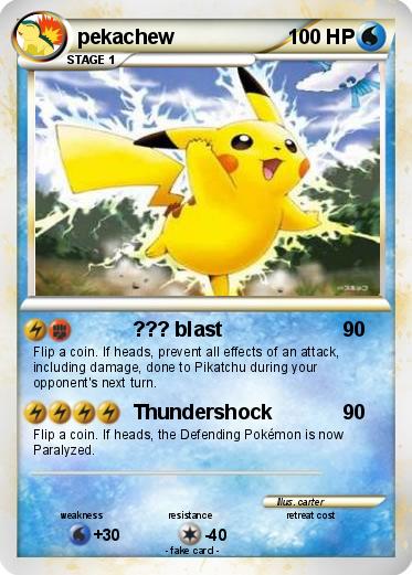 Pokemon pekachew