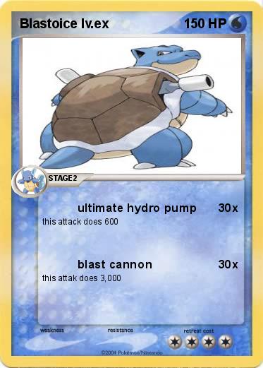 Pokemon Blastoice lv.ex