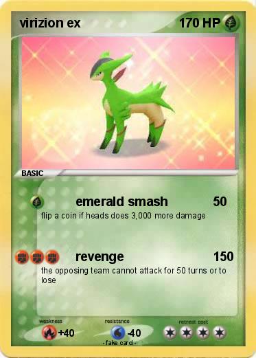 Pokemon virizion ex